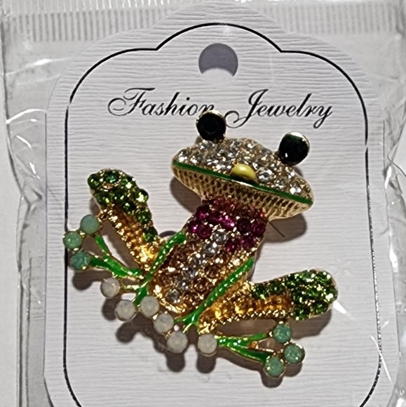 Frog Brooch - Picture 2 of 2